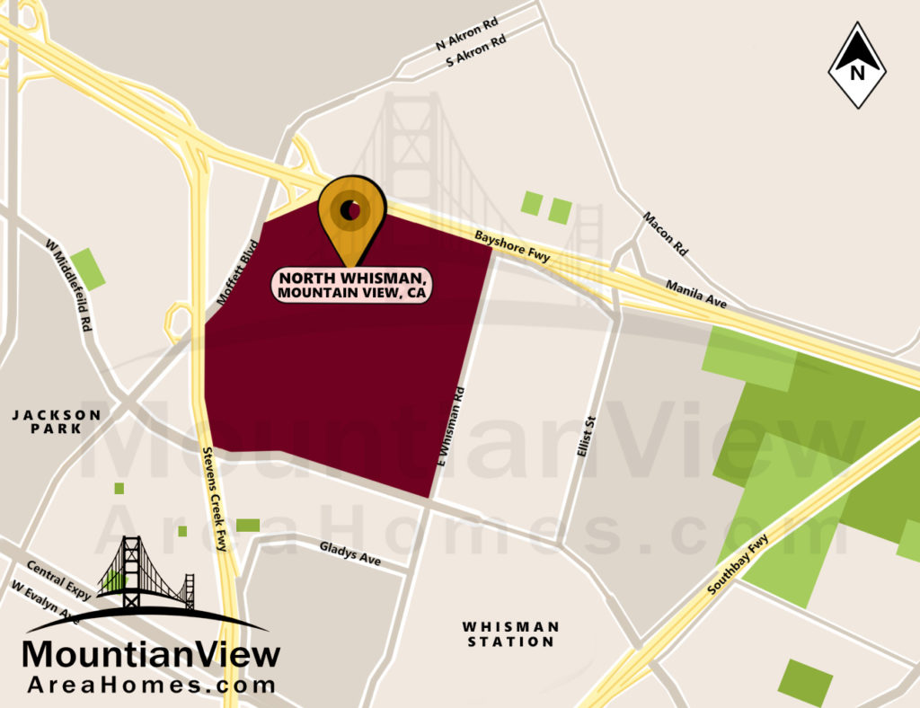 Homes for Sale in North Whisman, Mountain View, CA